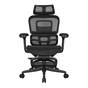 Silla de Oficina Ergonómica Giratoria con Respaldo Alto y Reposapiés - Product Image 4