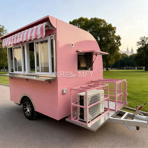 2025 Restaurant Prefab Bar Mobile Cafe On <b>Wheels</b> Ice Cream BBQ Food Truck Trailer - Product Image 3