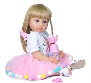Vente chaude Réaliste Reborn Bébé Poupées Reborn Bébé Poupées Silicone Souple 55cm Reborn Doux Silicone Bébé Poupées pour Enfants - Product Image 5