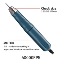 Micromoteur sans balais 2028 90000 tr/min, machine à sculpter le bois, outil de gravure et de polissage de bijoux, perceuse électrique