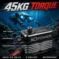 Servomoteur Robot XQ-POWER XQ-S8045D 45KG Haute Vitesse Sans Noyau Numérique 8.4V HV Étanche CNC Métal OEM Vente en Gros Voiture RC