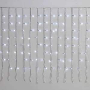 Guirnalda de Luces Gloca 2m X 2m Cable Blanco IP65 Luz Blanca Decoración para Fiestas en Interiores y Exteriores - Product Image 1