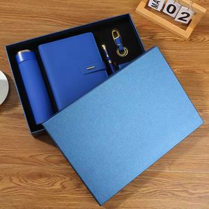 New Product Ideas 2026 Notebook Pen Key Chain Vacuum Cup Office Luxury Executive <b>Gift</b> Set with logo Customization - Product Image 2