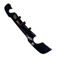 Diffuseur arrière de style MP de qualité supérieure avec lumières à bande verticale adapté à la BMW Série 3 (2005-2012) E90/E92