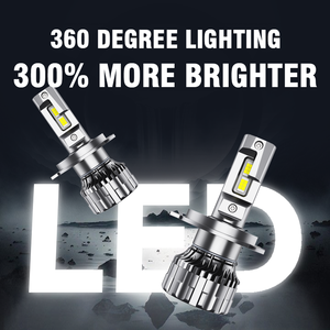 Ampoule de phare de voiture LED H4 H7 H11, kit d'ampoules de phare LED, automobile, super lumineux, 104W 10000LM, <span class=keywords><strong>faisceau</strong></span> haut, <span class=keywords><strong>faisceau</strong></span> bas, 9012 9007 9006 - Product Image 3