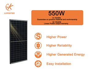 <span class=keywords><strong>Lumentree</strong></span> 550Watt Alle schwarzen Mono-Solarmodule für das Heims ystem 450 Watt 144 Zellen Solarmodule Residencial - Product Image 2