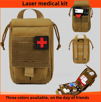 Sac à dos médical tactique de camping en plein air en nylon Trousse de premiers soins d'urgence pour les situations de sauvetage