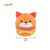 Famipet Fabricant Vente en Gros Nouveaux Jouets en Peluche Personnalisés Kawaii Animaux Hamburger en Gros Jouet en Peluche Doux