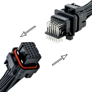 Cổng kết nối ECU tùy chỉnh YZCONN 34 chân, giắc cắm tự động 35 lỗ 776164-1, dây dẫn điện ô tô chống thấm nước - Product Image 3