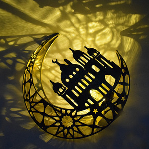 <b>Solar</b> Moon Wind Chimes Iron Vintage Outdoor Garden <b>Hanging</b> Decor <b>Lighted</b> <b>Solar</b> Powered Metallic Finish - Product Image 4