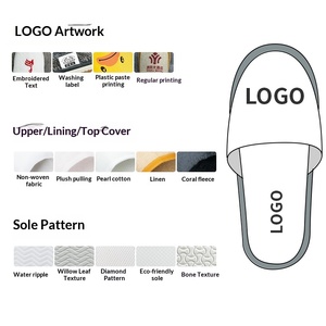 Pantuflas Desechables para <span class=keywords><strong>Hotel</strong></span>, Gruesas, Antideslizantes, con Logotipo Personalizado, en Caja, para Hostal, Hogar, Salón de Belleza, Venta al Por Mayor - Product Image 5