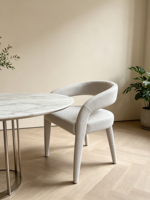Fauteuil BST American Light Luxury, simple, en acier, pour café, hôtel, restaurant, mobilier de salle à manger