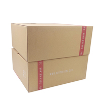Boîte d'expédition en carton ondulé personnalisable en gros, emballage pour e-commerce