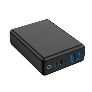 Adaptador de teléfono Universal de 96w, multipuertos pd + qc3.0, 4 enchufes USB, Cargador rápido de escritorio