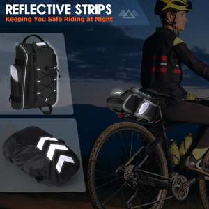 Échantillon gratuit BIKING Sac de vélo portable pour sports de plein air, sac de vélo pour porte-bagages arrière, sac de vélo imperméable pour voyage, sacoche de vélo - Product Image 5