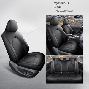 Housses de siège de voiture en cuir de qualité supérieure personnalisées pour <span class=keywords><strong>Toyota</strong></span> Camry Ensemble de housses de coussin accessoires à couverture complète avant - Product Image 2