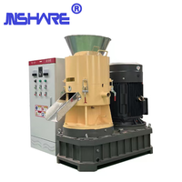 Machine à granulés à matrice plate haute efficacité, production de 600 à 800 kg/h, économie d'énergie pour sciure de bois et biomasse légère