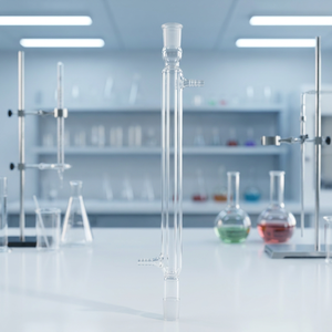 Tubo Condensador de Vidrio para Laboratorio MAYALAB con Brazo Lateral y Junta Esmerilada para Evaporador Rotatorio, Vacío de 0.095Mpa y Precisión de 1.0C - Product Image 4