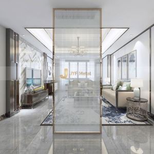 EX398 High End Stainless Steel <b>Screen</b> Manufacturer <b>Decorative</b> Partition Engineering Divider Projects - Product Image 2