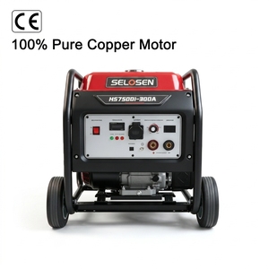5KW 230A Portable Gasoline Welding <b>Generator</b> Copper Motor 25L <b>Mobile</b> Planta HS6900-300A Gasoline Welding <b>Generator</b> 5KW -- Portab - Product Image 4