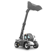China Fabrik T3507 CE Euro5 EPA4 Diesel Knickgelenkter 4WD Teleskoplader Frontlader Motor Getriebe Pumpe 7m Hubhöhe