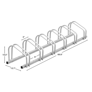 JH-Mech-estante de estacionamiento para bicicleta, accesorio de alta resistencia, versátil y sencillo, duradero, para estacionamiento instantáneo de bicicletas de seis pisos - Product Image 2