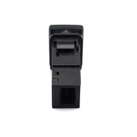 Interrupteur à bouton-poussoir étanche 12V avec symbole double et lumière LED pour barre lumineuse double de tableau de bord, pour véhicules Toyota plus récents, 32mm