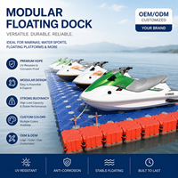 Plateforme flottante gonflable pour jet ski, ponton flottant pour jet ski, ponton flottant en HDPE, prix de vente
