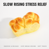 Jouet Squishy Muffin Myrtille à Remontée Lente, Matériau en Mousse Souple Texturée, Anti-Stress, Décoration de Bureau, Cadeau