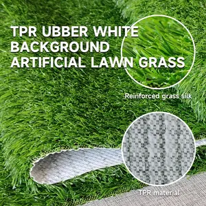 Tapete de grama artificial para paisagem de jardim natural resistente a UV, tapete de grama sintética verde, tapete de grama artificial