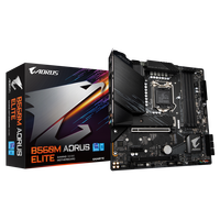 Carte Mère Gigabyte B560M AORUS ELITE DDR4 LGA1200 Double Canal Mémoire Nouveau Processeur Intel I9/i7/i5 De Bureau SATA 128 Go