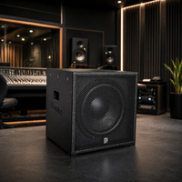 I.EVOICE SA112 Touring Active Bass Bin, caisson de basses en bois de bouleau avec processeur DSP allemand, empilable, pour sonorisation de scène