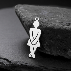 Pendentif en acier inoxydable plaqué or pour femme et homme, breloque <span class=keywords><strong>symbole</strong></span> pour collier, bracelet, fabrication de bijoux - Product Image 4