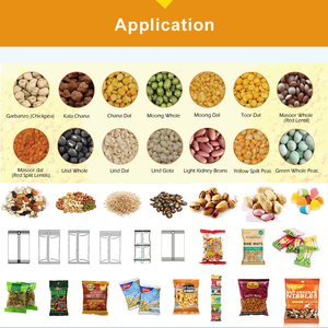 Machine verticale multifonctionnelle d'emballage de granulés de riz, sucre, haricots, noix, cacahuètes, amandes, dattes, sel d'avoine - Product Image 4