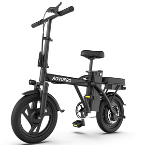 Entrega Rápida Bicicleta Eléctrica Plegable de 14 Pulgadas con Motor de 500W, Bicicleta Eléctrica Urbana para Adultos con Batería de 48V, Stock en Almacén de Alemania - Product Image 1