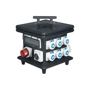 Unité de distribution d'alimentation portable électrique YT IP66 (PDU) |   <span class=keywords><strong>Tableau</strong></span> de distribution électrique mobile 32A SIN4646S-2 Noir PE - Product Image 3