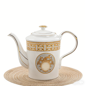 2025 Ceramic Pot Coffee Cup and Saucer Set Xmas Gift Decoration Ceramics <b>Teapot</b> Tea Cup Set <b>for</b> <b>One</b> Ceramic Tea Set - Product Image 4