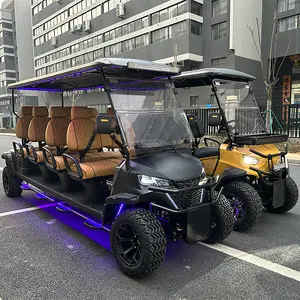 Usa 4 6 Seat 8 Seat Electric Golf Carts Cheap Prices Buggy Car For Sale 72v Battery Lithium Ion Golf Cart