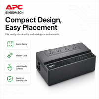 Schneider Apc UPS 650va 390w Standby Battery Backup Surge Protector for Desktop Computer Home Device APC BK650M2-CH