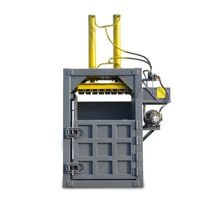 Máquina envasadora de compresión de tipo vertical, empacadora hidráulica de papel de desecho, empacadora vertical