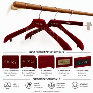 Perchas de Terciopelo para Ropa de Mujer con Logotipo Personalizable, Ganchos de Acero, Almacenamiento Multifuncional para Armario, Material Ecológico, Marca Pagu - Product Image 6