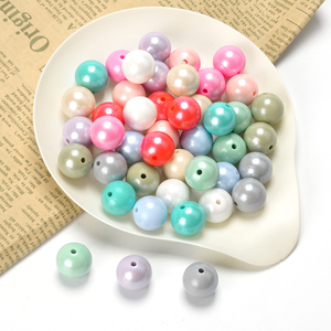 12mm 15mm 19mm a granel redondo hexágono impreso Ábaco dentición nuevo Color ópalo grado alimenticio llaveros <span class=keywords><strong>de</strong></span> silicona chupete cuentas al por mayor - Product Image 4