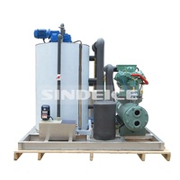 Chine meilleur SINDEICE 5 tonnes eau de mer flocon machine à glaçons machine à glace eau salée pour bateau de pêche