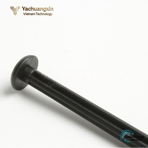 Black PP Straight Handle All Seasons Tent <b>Peg</b> for <b>Camping</b> Shovel Use - Product Image 3