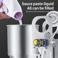 Machine d'emballage de sachets à scellage quatre côtés haute vitesse pour le remplissage et le scellage de liquides/pastes