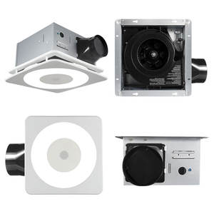 ETL Sertifikalı Bluetooth Hoparlörlü 12 İnç Tuvalet ve Sigara Odası Havalandırma Fanı (OEM Desteğiyle) - Product Image 5