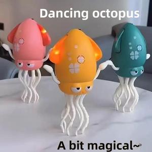 Il giocattolo di polpo da ballo elettrico Onshine evita di gattonare il polpo con LED e musica, il polpo interattivo di Auto-Dance con luci a LED