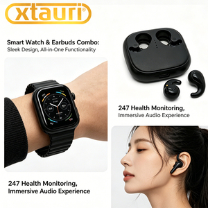 Montre connectée XTAURI avec réponse <span class=keywords><strong>WhatsApp</strong></span>, double paiement, navigation GPS, chargement sans fil, boîtier en alliage d'aluminium, autonomie de 7 jours - Product Image 2