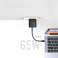 Cargador GaN de 65W con Enchufe para Reino Unido, Certificado UKCA, Puerto Único Tipo-C, Carga Rápida PD, Adaptador de Corriente para Pared, para Laptop, Teléfono, Tableta, Cámara