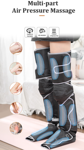 New LCD <strong>Hand</strong>-<strong>Held</strong> Controller 6 Modes 3 Intensities Air Compression Foot and Leg <strong>Massager</strong> Machine for Circulation and Relaxation - Product Image 3